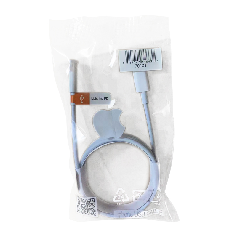 12W PD Lightning CABLE 1PCS/Polybag 