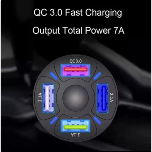 35W 4 ports Car charger