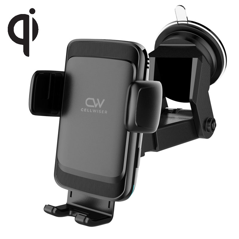 15W Qi Certificated Auto Adjust Position Wireless Charging Holder 